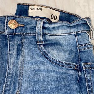 Garage skinny jeans.